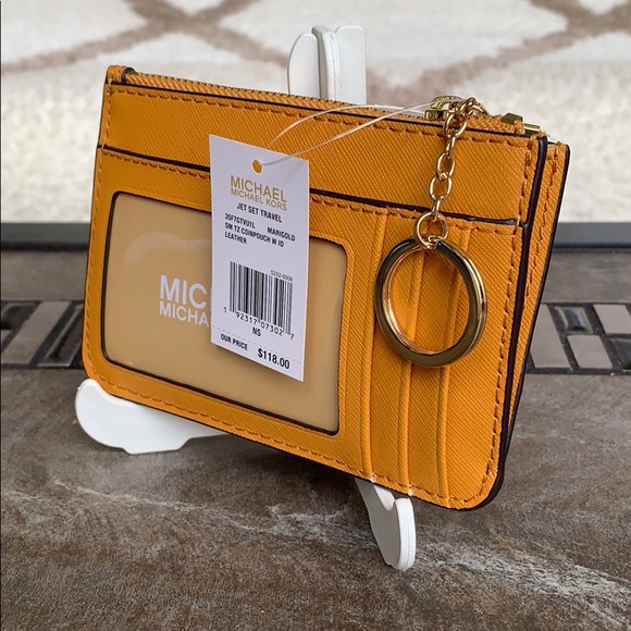 Jet Set Travel Sm TZ Coinpouch W ID Leather Marigo - Picture 7 of 16